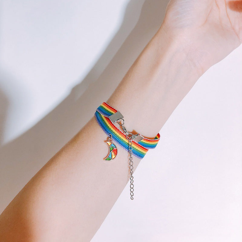 Collares de gradiente multicolor al por mayor